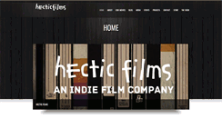 Desktop Screenshot of hecticfilms.com